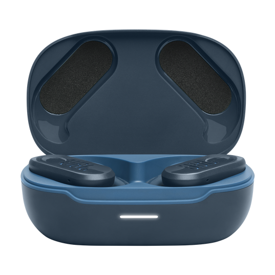 JBL Endurance Peak 3 - Blue - Dust and water proof True Wireless active earbuds - Detailshot 2